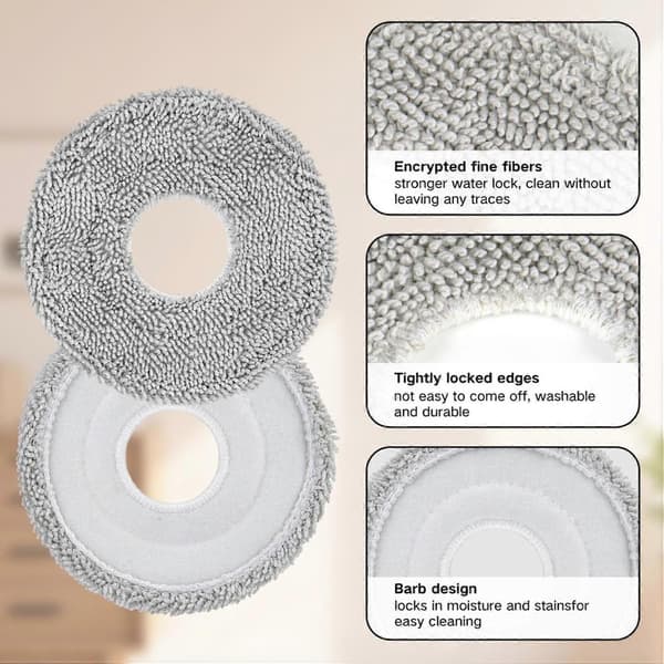 10-pack moppdyna för iRobot Roomba 415X/515X/575X Combo Plus 415/515/575 Combo robotdammsugare