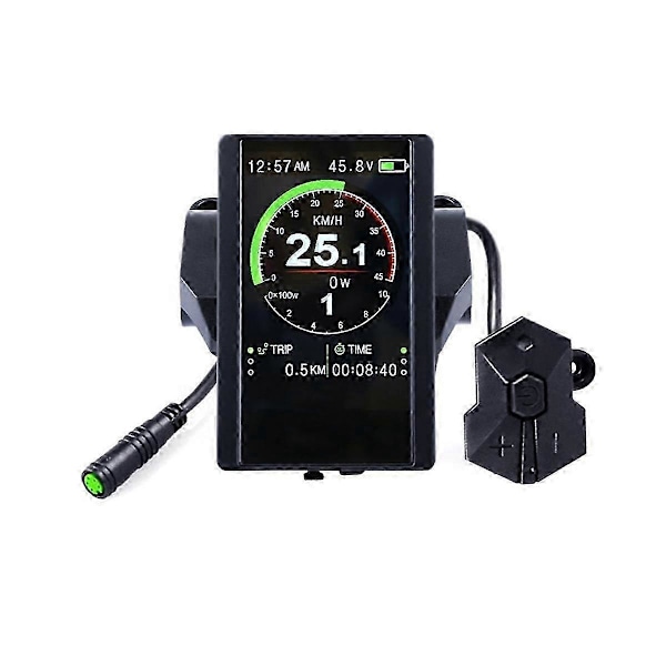Velegnet til ny farverig skærm P850C speedometer med 9-niveau assist til elcykel BBS01B BBS02-FO SHAN RAN WANG