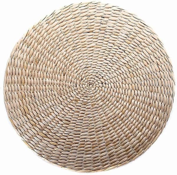 Stolklädsel, Halm, Kudde, Beige, Handdekorerad