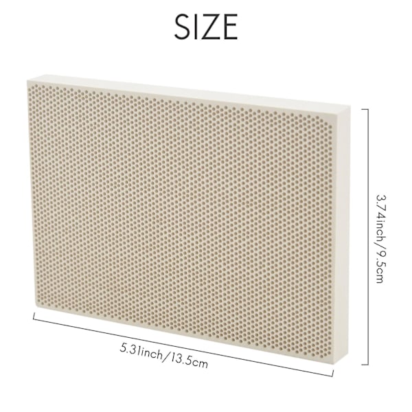 Keramisk Bikakesvetsbräda Uppvärmning För Gasspis Huvud 135x95x13mm Ny