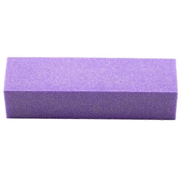 10x Polerande Slipkloss Pedikyr Nagelkonst Tips Lila