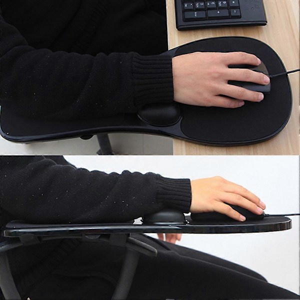 Datormusmatta Armbågsstöd Stolsarmstöd Sittbord Armstöd Hemmakontor Hand Armfäste Handledsstöd Musmatta Skrivbordsförlängning