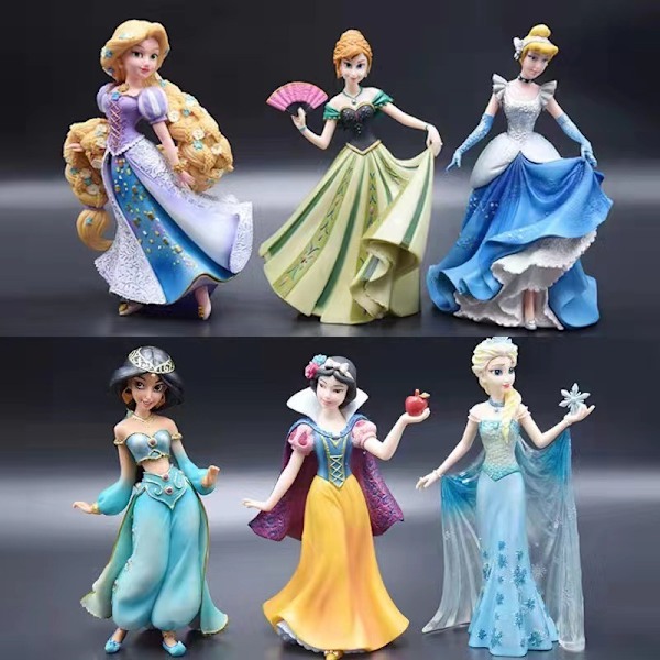 Prinsessdocka figurin heminredning Jasmine