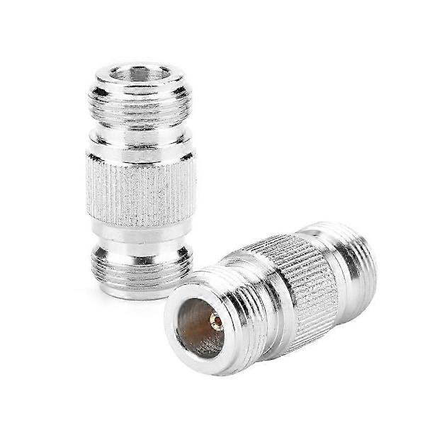 2 stk. Type N Hun til Type N Hun RF-stik Koaksial Adapter Test Konverter