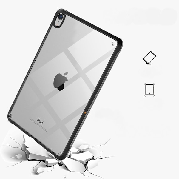 Skal för iPad mini 5, Tydligt Slim Skyddsfodral, Stödjer Pennladdning - Blå