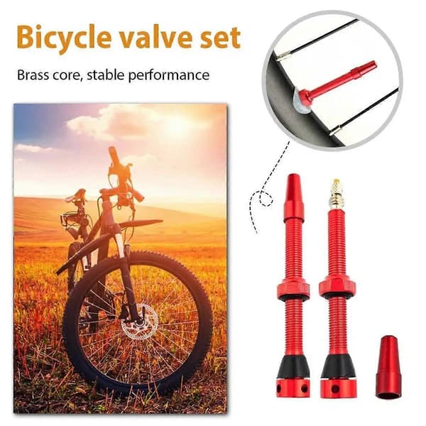 40cm Cykel Presta Ventil - Aluminiumlegeringsventil