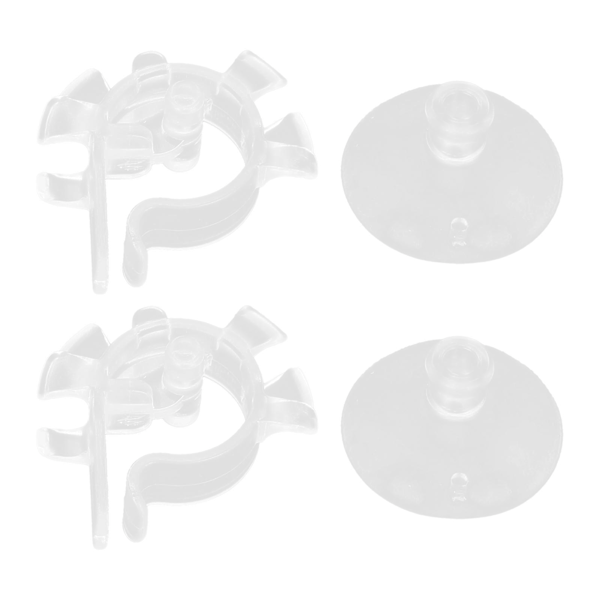 Akvarie CO2 Rørholder Luftslange Plastikklemme med Sugekop AkvarietilbehørI?578 CO2 Rørholder