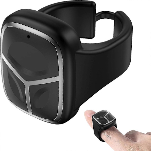 Trådløs Bluetooth Mus Mini Intelligent Håndholdt Fingerring Mus Bluetooth Bærbar Mus Genopladelig Fjernbetjening Tommelfinger Mus med Se