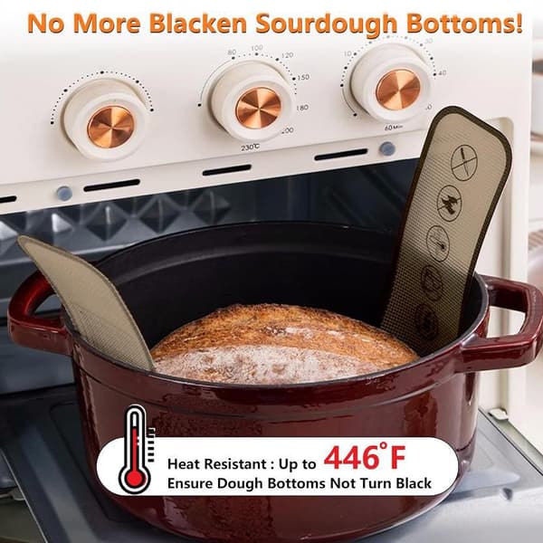 Bakematter, 2-pakning, silikon, non-stick, langt håndtak