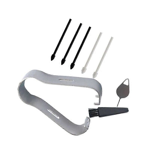 ABCD Touch - S-Pen-spisser for S23 S23 Ultra 5G Stylus Pen Nibs - Svart & Grå/Hvit & Grå