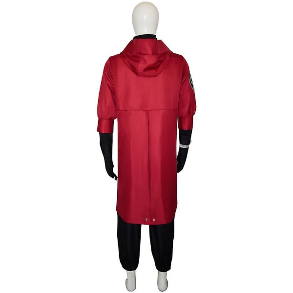 Cosdaddy Trigun Cosplay Costume Vash The Stampede Skjorta Kappa Byxor Kostymer Vuxen Herr Halloween Carnival Costume Only Coat 1 S