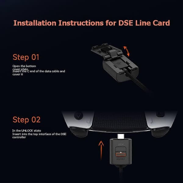 Reparationsdele Stikdæksel Lås USB-kablet til PS5 Edge Controller Gamepad Tilbehør