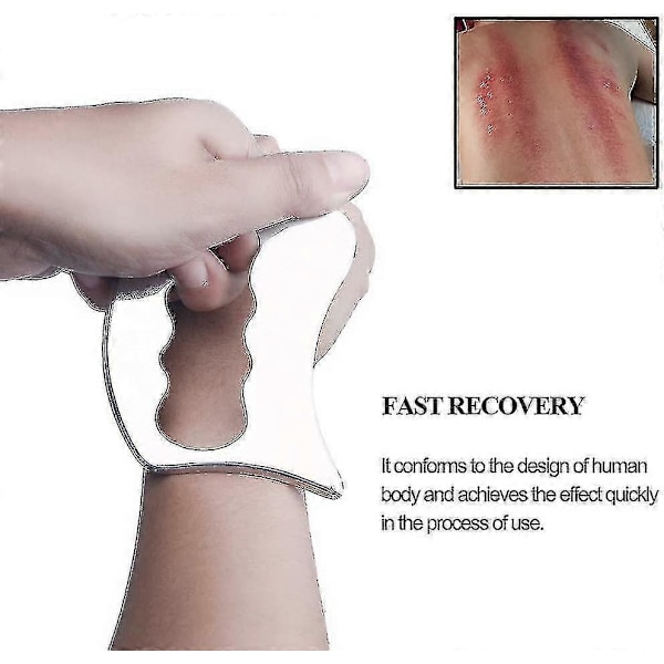 Gua Sha Værktøj Massageværktøj Gua Sha Rustfrit Stål Værktøj Muskel Skraber Til Bløddelsmobilisering Fysioterapi 1 stk