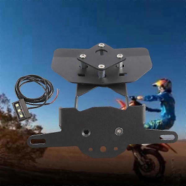 Passer for SU Katana GSX-S1000 19-21 Modifisert Motorsykkel Skiltholder Kort Hekk Multifunksjonell U
