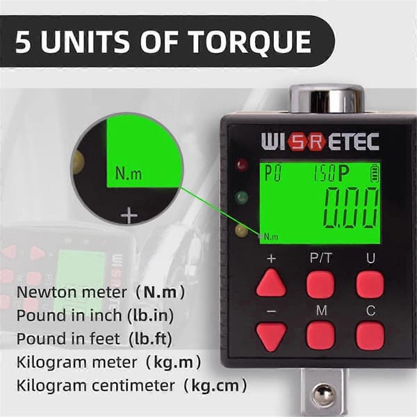 Højpræcisions Elektronisk Digitalt Momentmeter H