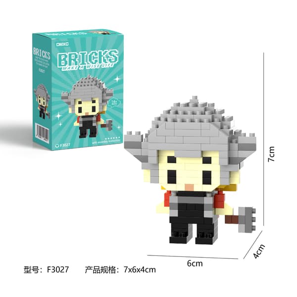 Marvel Avengers Kompatibla Diamond-Block Byggleksaker – Samlarbara Mini-figurer i Blind-Box Stil 10-piece set
