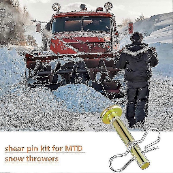 40 Stykker Brytebolter og Splintbolter 738-04124 og 714-04040 Erstatningsbrytebolt og Sløyfelås-God