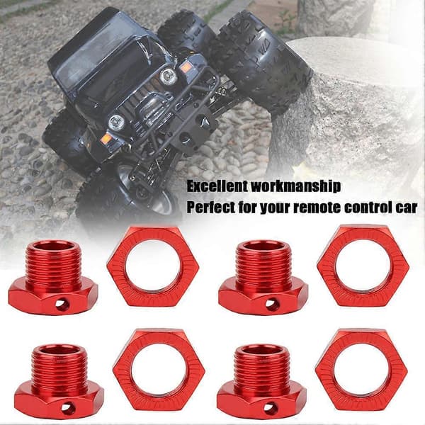 Aluminiumslegering 17MM Hjul Hex Koblingssæt til HSP 1/8 RC Bil - 4 STK