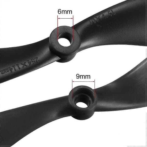 5 par 1045 propeller til legetøjsfly