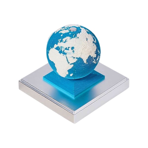 Uusi luova 3D Maapallo Kalenteri DIY Pöytäkoriste Sininen Punainen Paperi 8,9 X 8,9 X 8,9 Cm Kuuma