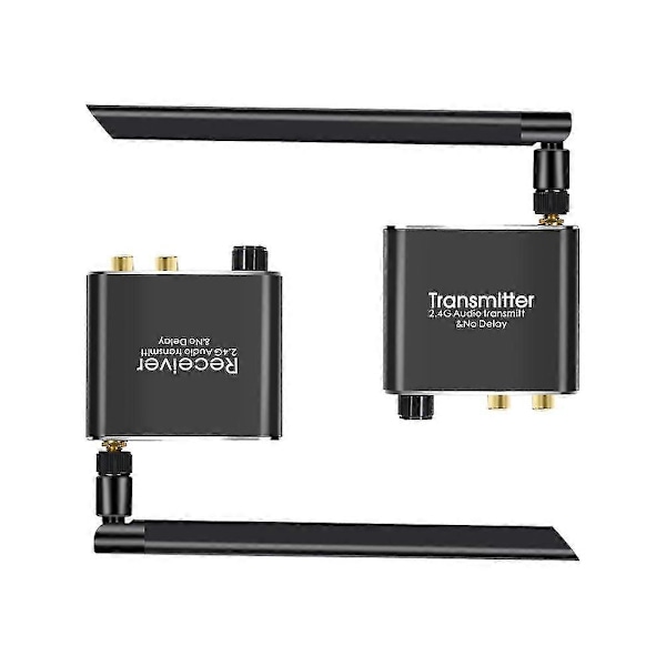 50m 2,4g Trådløs Audio Musik Sender Og Modtager Med 3,5mm R/l RCA Trådløs Audio Adapter