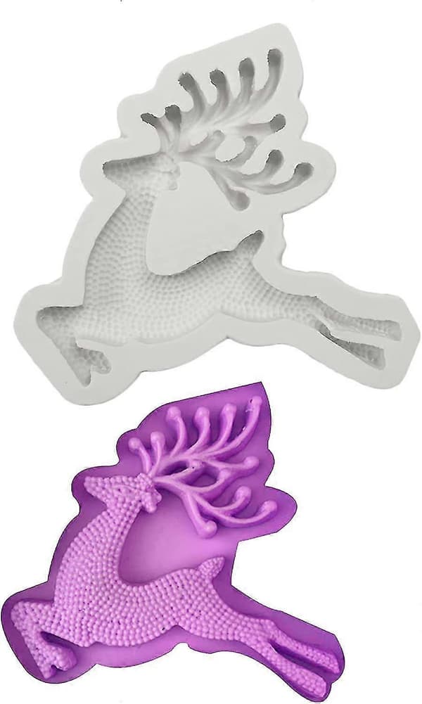 3D Reinsdyr Silikonform Elgform