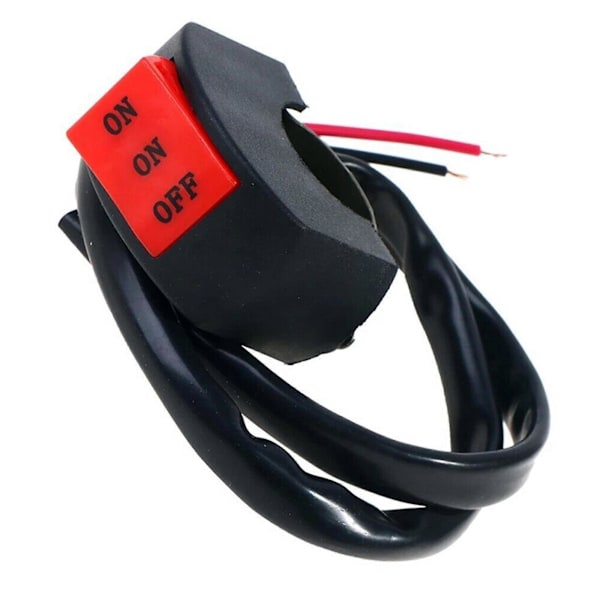 LED-strålkastarswitch Fjärr Nära 3-ledars Motorcykel Styrstångs Switchknapp