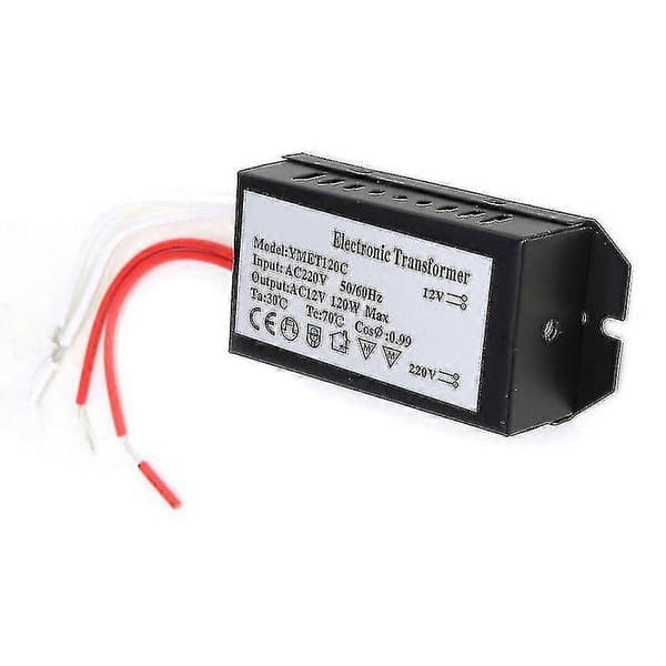 220v til 12v Elektronisk Transformator Spenningsomformer Smart Strømforsyning Driver
