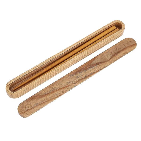 Træ Chopsticks Sæt - Bærbart og Miljøvenligt Gave til Studerende og Rejsende