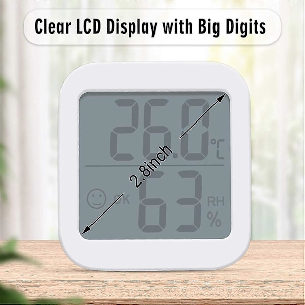 Aplusdeal Digital Termo-hygrometer Inomhus Termometer Hygrometer Rum Heilwiy Gåva