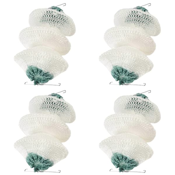 4-pack gaslyktstrumpor i storpack, dragspelsformad 95 clip-on Green & white