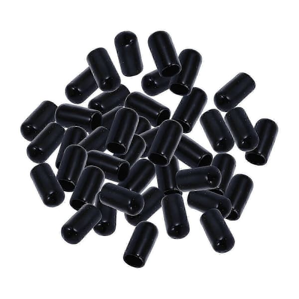 100-pack olivoljeflaskdammskydd med gummikorkar och hällpipar Black 1.50X1.00X1.00CM