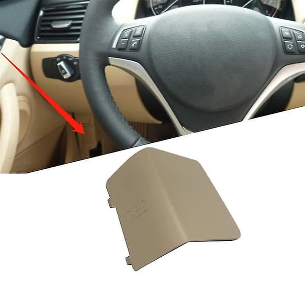 51439125298 Bil Interiör OBD Kontakt Skydd Panel Trim för 1-serie E81 E82 E84 X1 Biltillbehör Vänsterstyrd