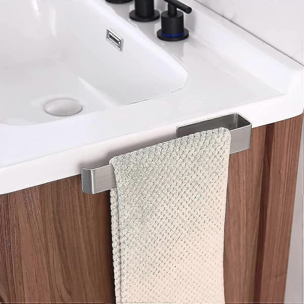 Håndkleholder for selvklebende baderomshåndkle i rustfritt stål