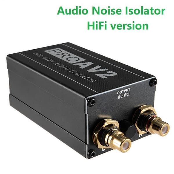 PRO AV2 2CH HiFi Audio Isolator Jordforbindelsesisolator
