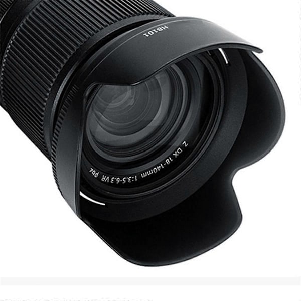 HB101 Modlysblænde til Nikon Z DX 18-140mm F/3.5-6.3 VR, 18-140 F3.5-6.3 VR Spejlløs