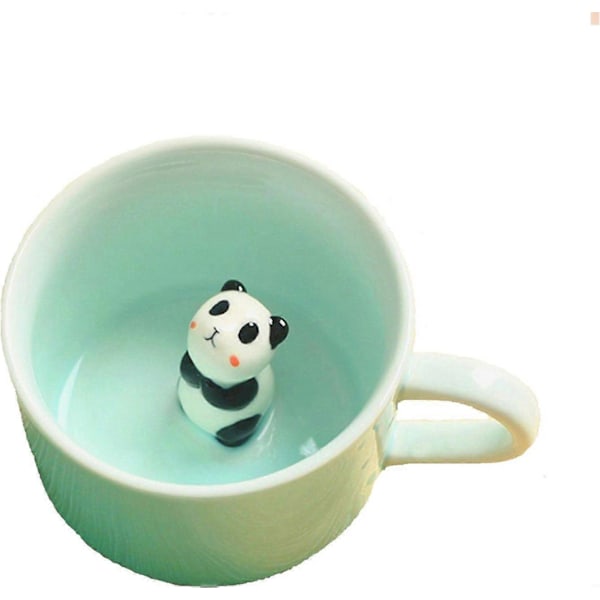 3D Kaffemugg Söt Djur Inuti Kopp Tecknad Keramik Figurin Tekopp Jul Födelsedagspresent för Pojkar Flickor Barn - Fest Kontor Morgonmuggar för Te
