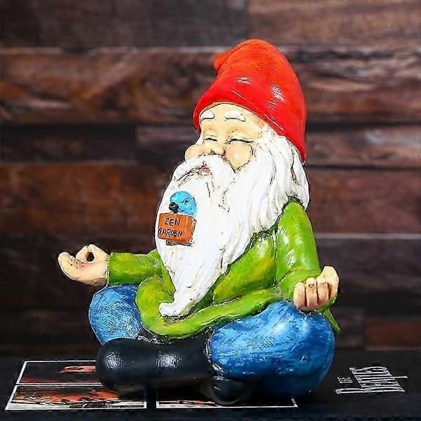 Uutuus Puutarhatonttu Figuriinit, Söpöt Hartsi Puutarhapatsaat, Käsintehty