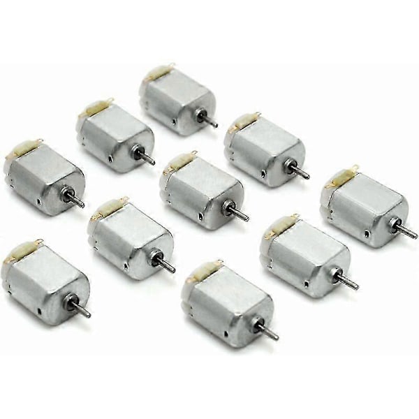 DC-motor 3V-6V 130 16500rpm för elektrisk DIY (paket med 10st), Ladacea