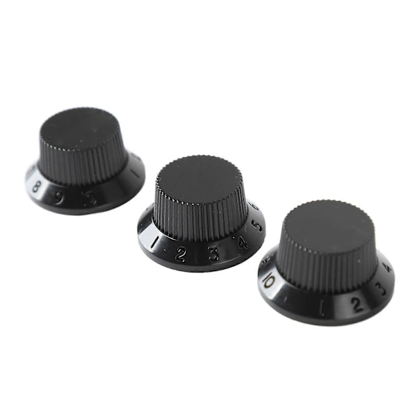 Gitarrkontrollknappset 1 Volym 2 Ton Plast Ersättningskit - 3 st
