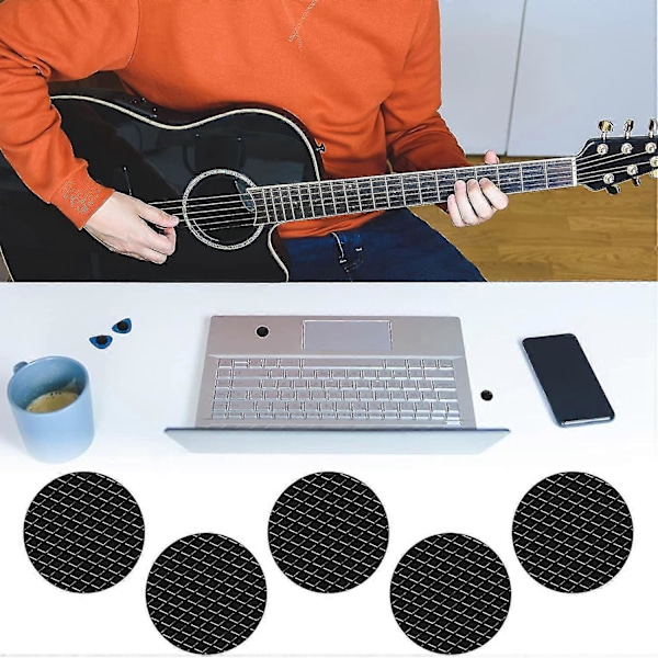 30-pack Gitarrplock Grepp, Halksäkra, Självhäftande, för Gitarr, Bas, Ukulele, Mandolin