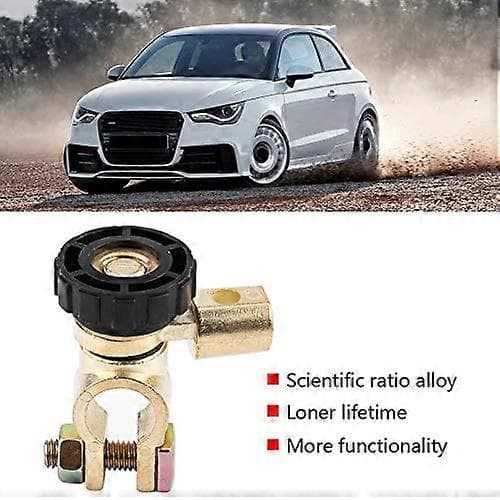 Bil Isolator Kontakt Universal Bil Auto Batteri Link Terminal Afbryder Master Afbryder Isolator (Sort)