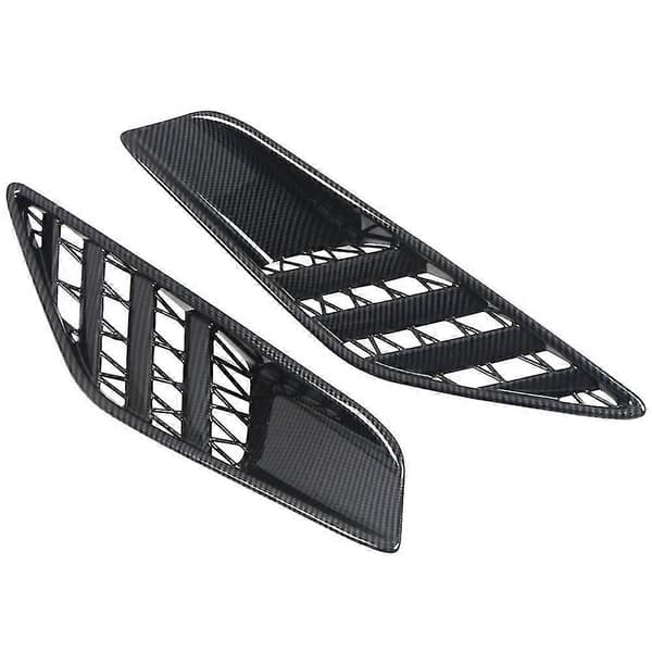 Bil Kolfiber Bakre Sida Kaross Ventilationsskydd För Corvette C7 2014 2015 2016 2017 2018