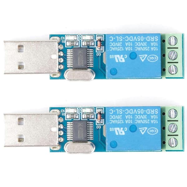 2x Usb Relæ Modul Usb Intelligent Kontrol Switch Usb Switch Til Lcus-1 Type Elektronisk Konverter-YuJia