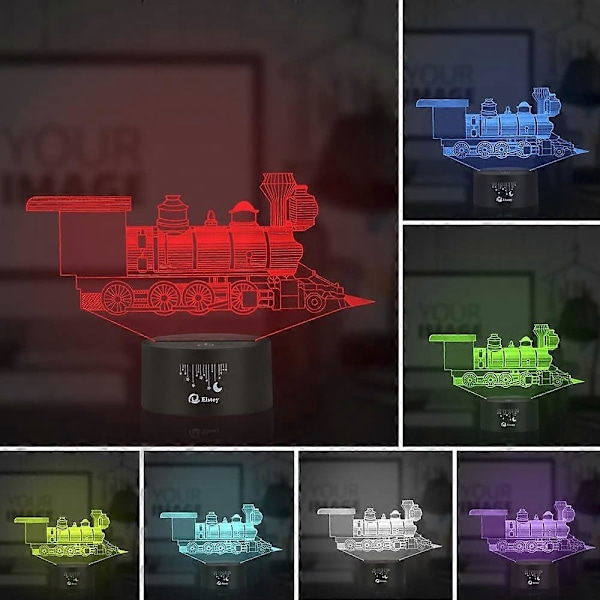 3D Gorilla Lampe Stemningslampe 16 Farver Natlampe til Børneværelse Illusion Akryl LED Bord Sengelampe, Børneværelse Skrivebordsindretning, Fødselsdags Julegave