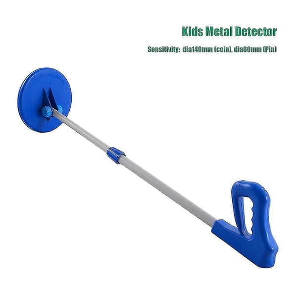 Metalldetektor for barn, underjordisk metalldetektor, blå humanisert design solid holdbarhet for