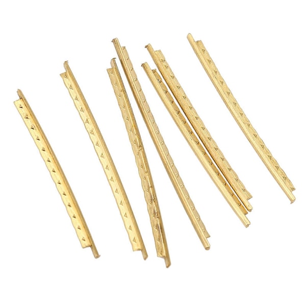 20 st/set 2,0 mm mässing gitarrbandtråd set reservdelar för akustiska trägitarrer