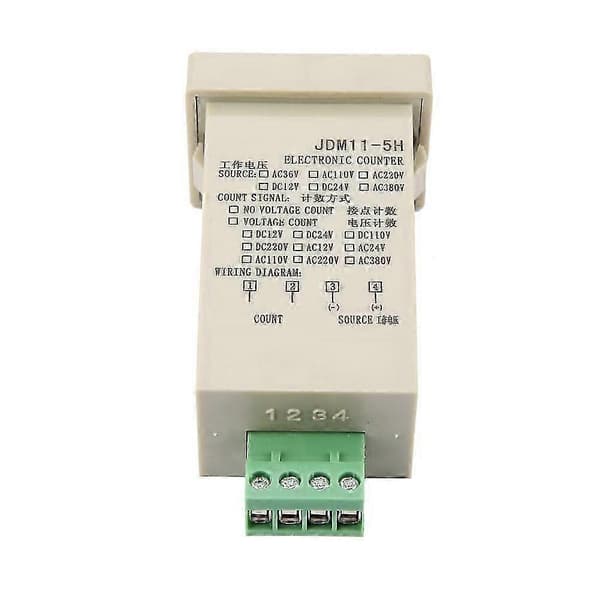 JDM11-5H5 Digital Elektronisk Akkumulerende Teller DC 12V