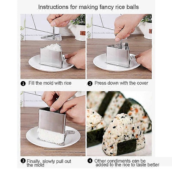 Rostfritt Stål Risbollsform Barns Kompletterande Mat Mousse Kakform B