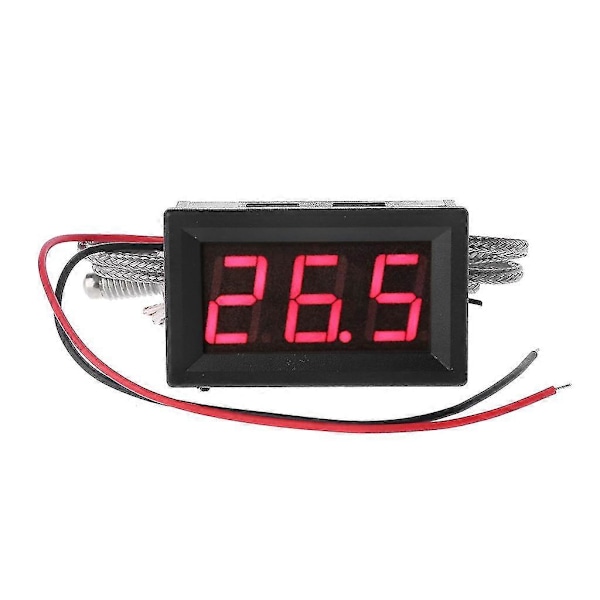 Digital Temperaturmätare LED-Display K-typ Termoelement Temperatursensor M6